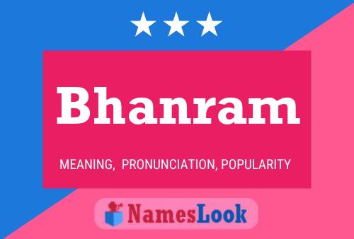 Bhanram Name Poster