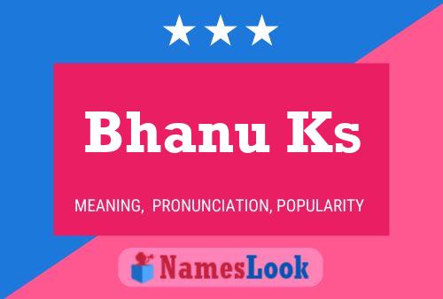 Bhanu Ks Name Poster