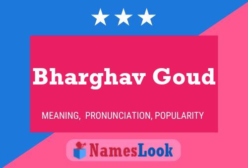 Bharghav Goud Name Poster