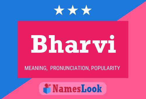 Bharvi Name Poster