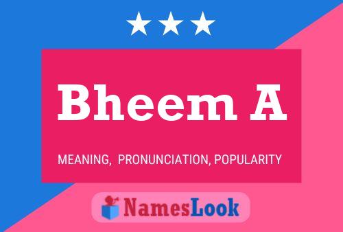 Bheem A Name Poster