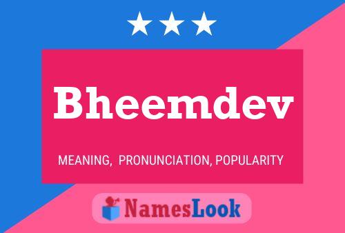 Bheemdev Name Poster