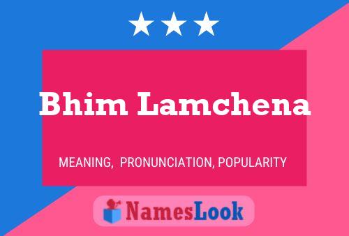 Bhim Lamchena Name Poster