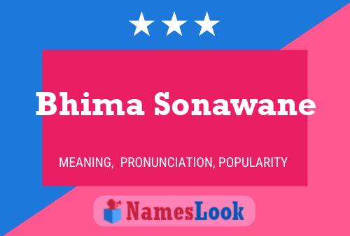 Bhima Sonawane Name Poster