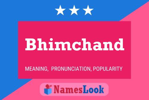 Bhimchand Name Poster