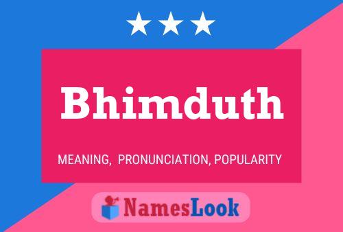 Bhimduth Name Poster