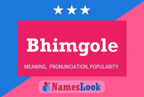 Bhimgole Name Poster