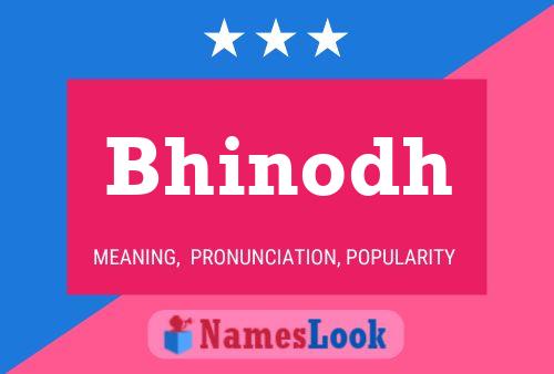 Bhinodh Name Poster