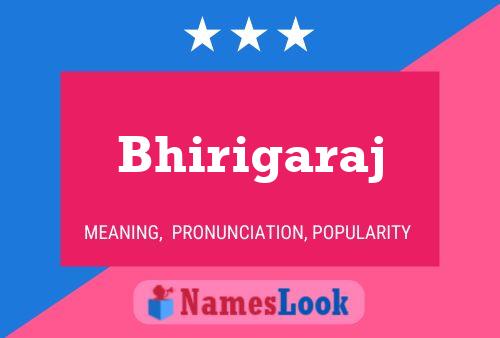 Bhirigaraj Name Poster