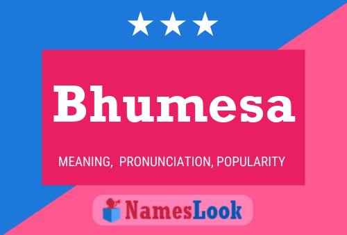 Bhumesa Name Poster