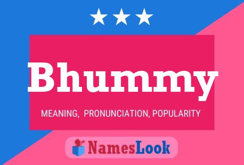 Bhummy Name Poster