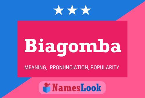 Biagomba Name Poster