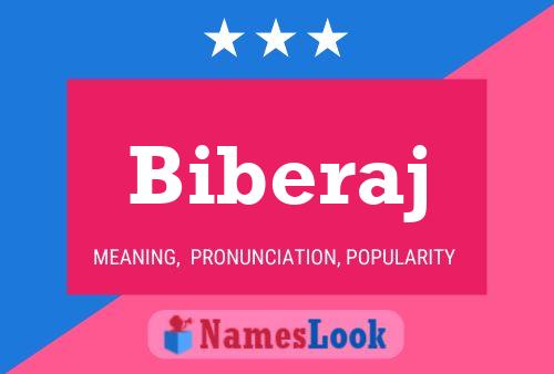 Biberaj Name Poster