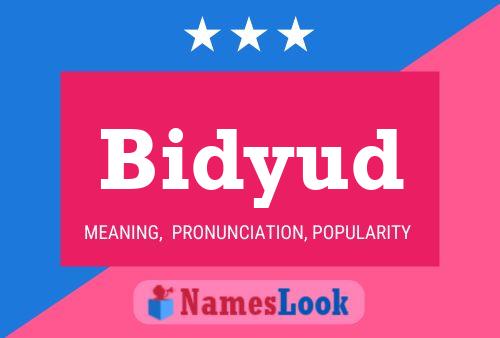 Bidyud Name Poster