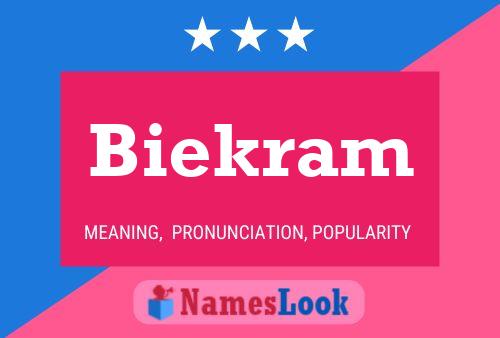 Biekram Name Poster