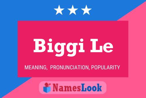 Biggi Le Name Poster