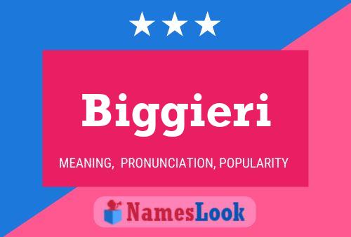 Biggieri Name Poster