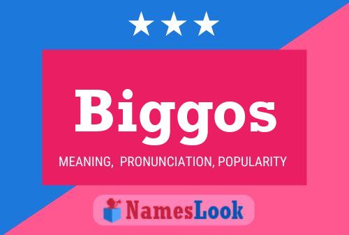 Biggos Name Poster