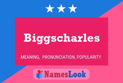 Biggscharles Name Poster