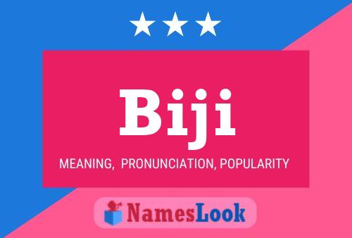 Biji Name Poster