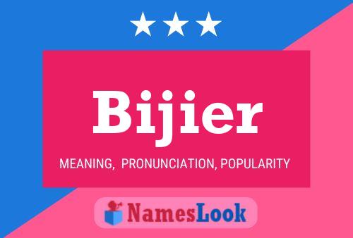 Bijier Name Poster