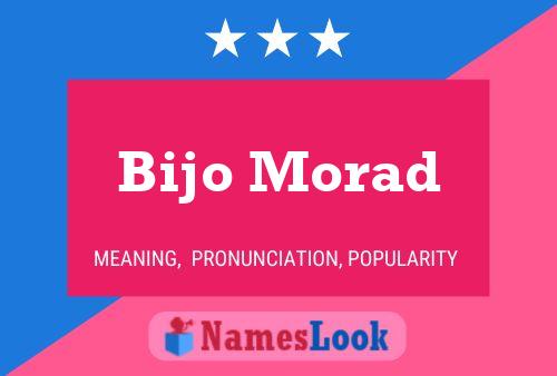 Bijo Morad Name Poster