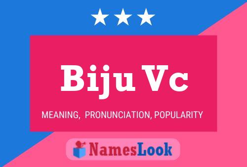 Biju Vc Name Poster