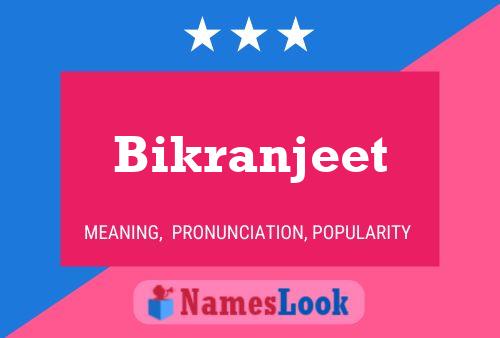 Bikranjeet Name Poster