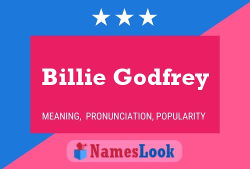 Billie Godfrey Name Poster