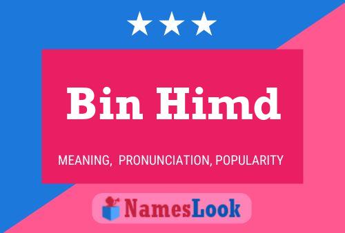 Bin Himd Name Poster