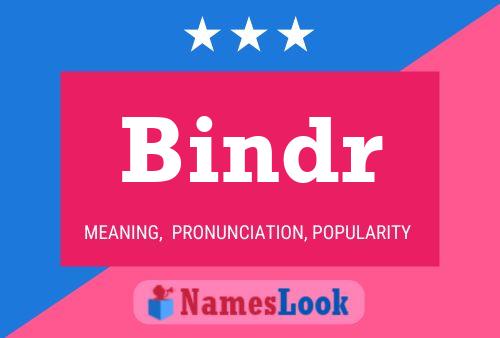 Bindr Name Poster