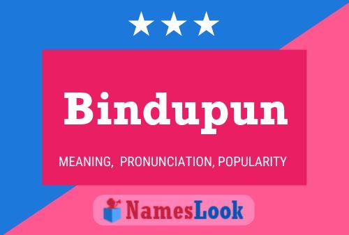 Bindupun Name Poster