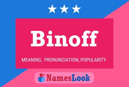 Binoff Name Poster