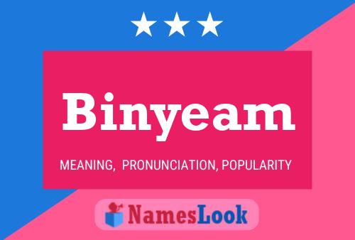 Binyeam Name Poster