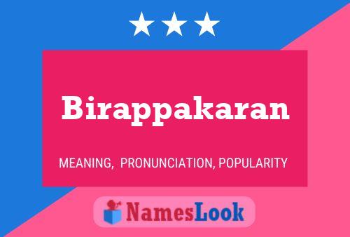 Birappakaran Name Poster