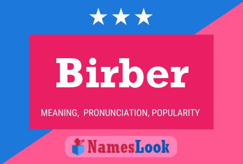 Birber Name Poster