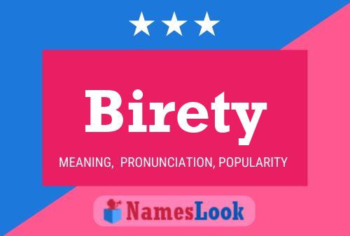 Birety Name Poster