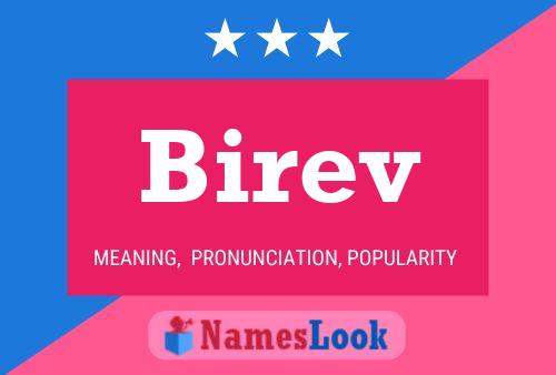 Birev Name Poster