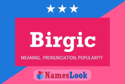 Birgic Name Poster