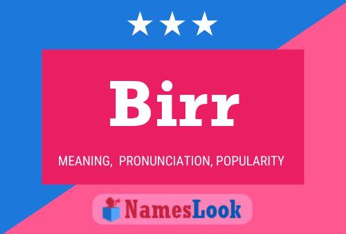 Birr Name Poster