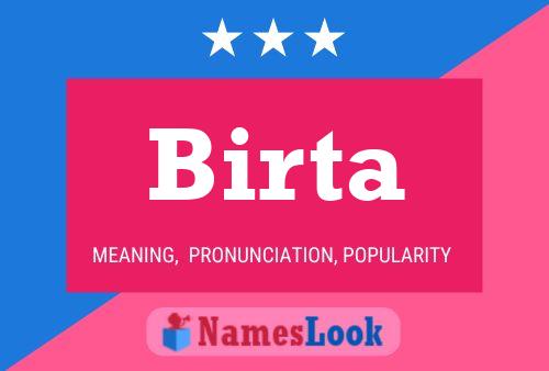 Birta Name Poster