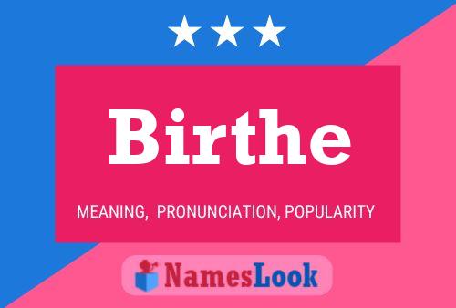 Birthe Name Poster