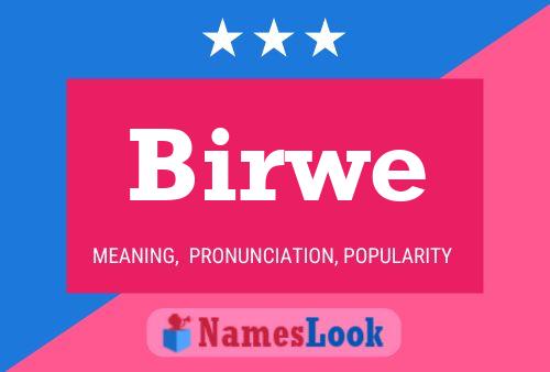 Birwe Name Poster