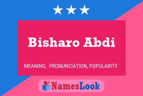 Bisharo Abdi Name Poster