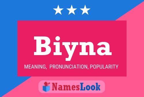 Biyna Name Poster