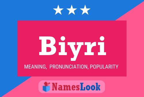 Biyri Name Poster