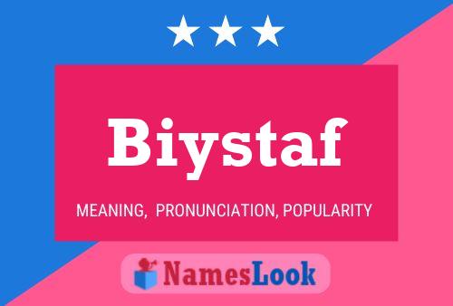 Biystaf Name Poster