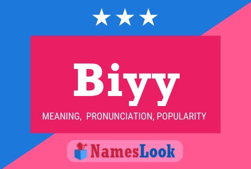 Biyy Name Poster