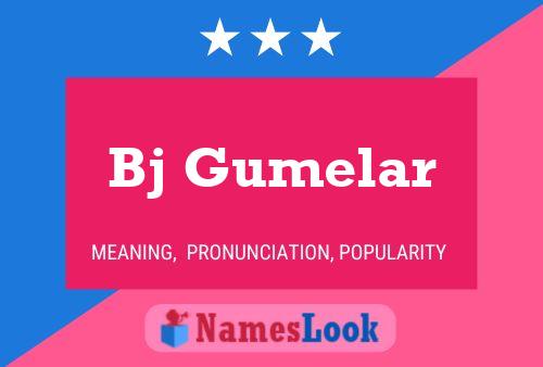 Bj Gumelar Name Poster