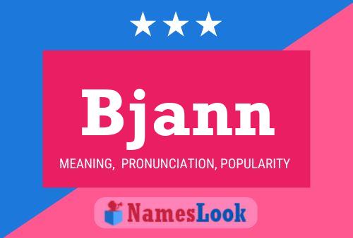 Bjann Name Poster